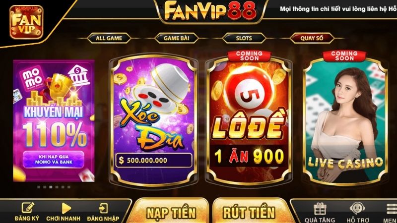lưu ý khi đăng ký tài khoản fanvip
